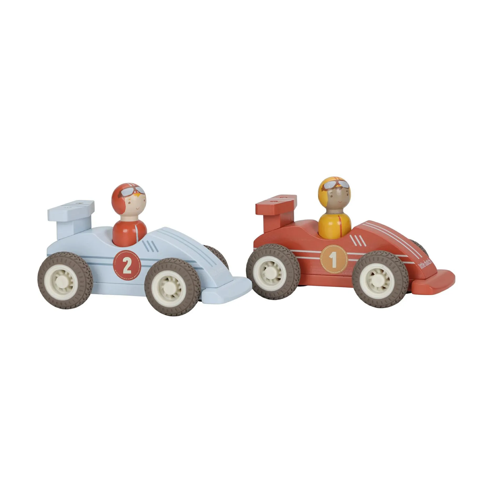 LITTLE DUTCH Rennwagen Rückziehautos*Kinder Lernspielzeug|Holzspielzeug