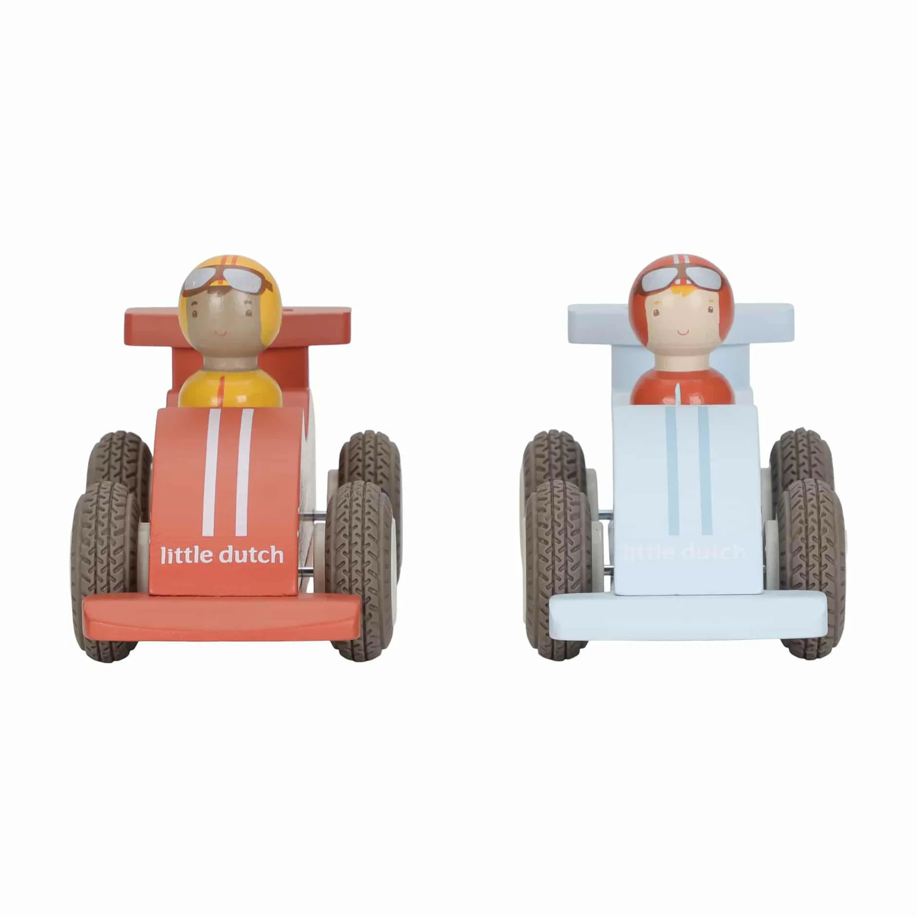 LITTLE DUTCH Rennwagen Rückziehautos*Kinder Lernspielzeug|Holzspielzeug