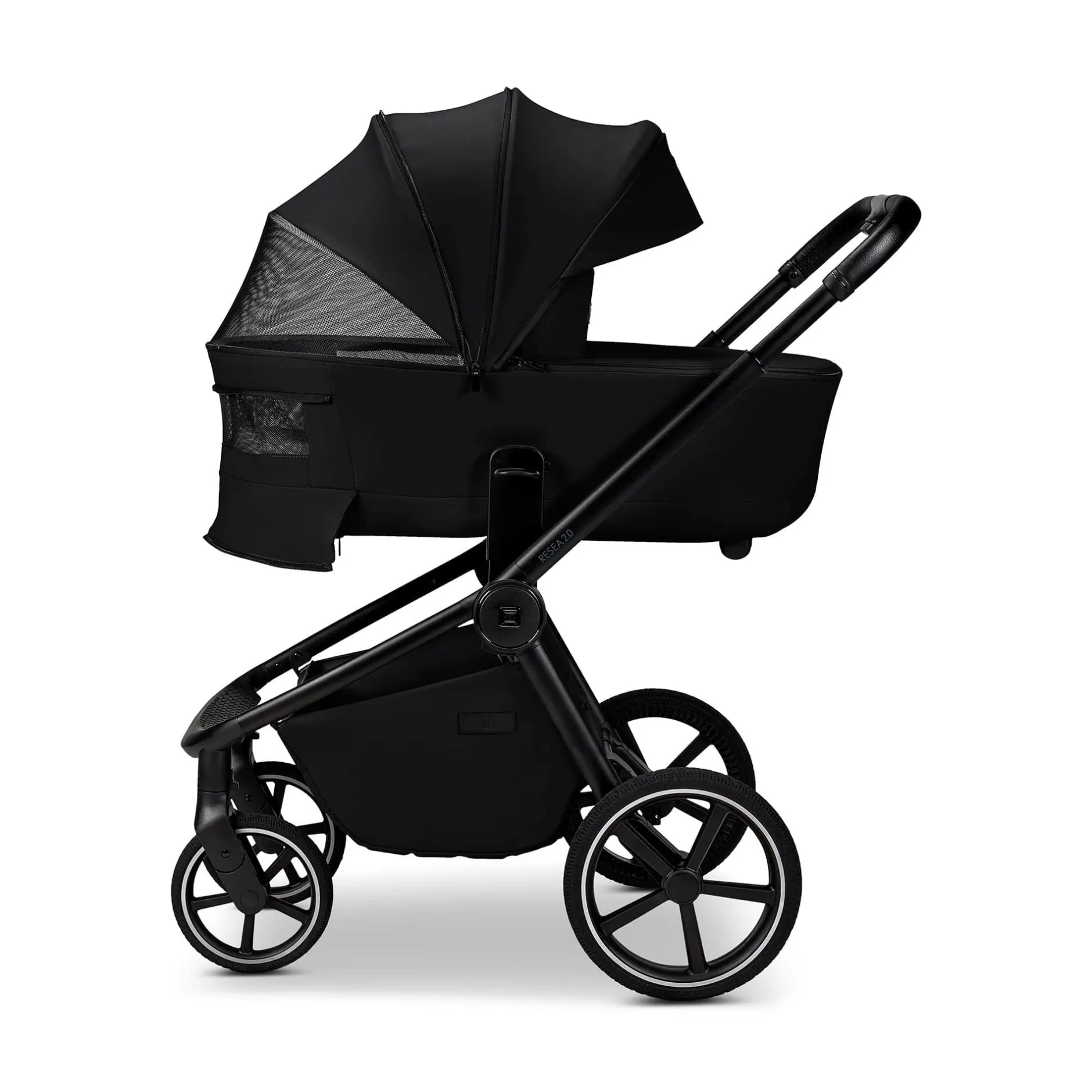 MOON Resea 2.0 Onyx*Kinder Kombi-Kinderwagen