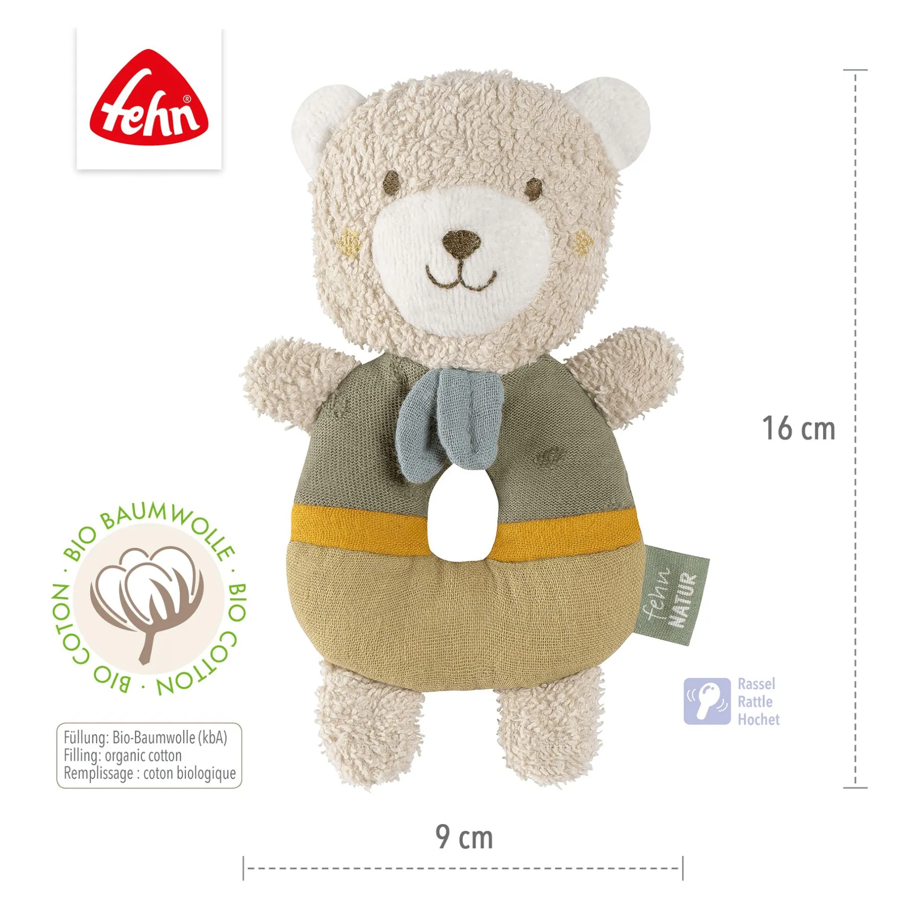 fehn Ring-Greifling Bär* Rasseln & Greiflinge
