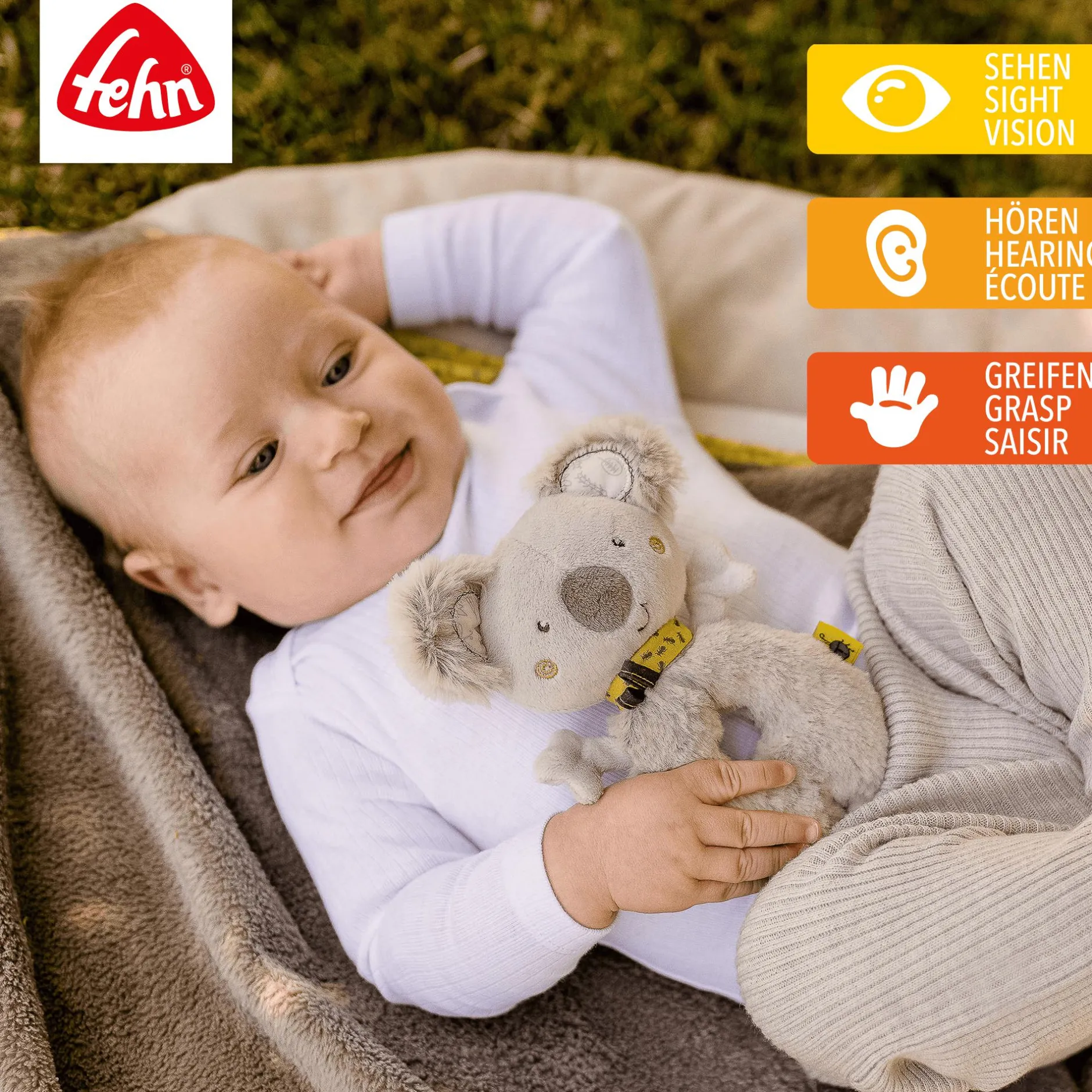 fehn Ring-Greifling Koala* Rasseln & Greiflinge
