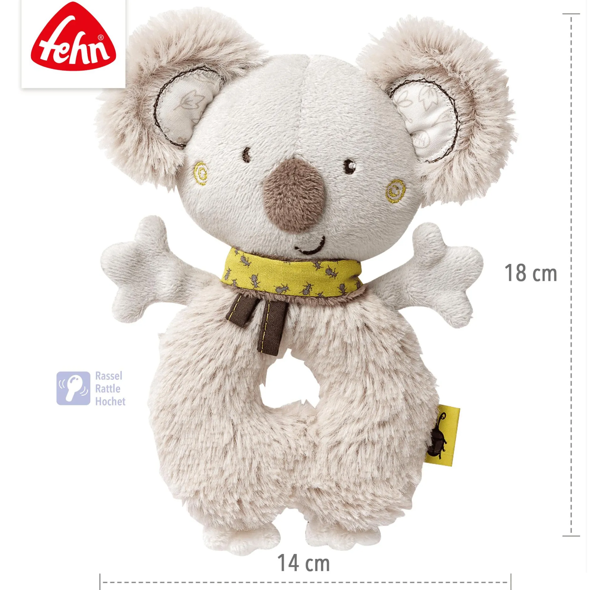 fehn Ring-Greifling Koala* Rasseln & Greiflinge