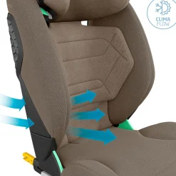 MAXI-COSI Premium RodiFix Pro² i-Size Authentic Truffle*Kinder Kindersitze Isofix|Kindersitze 15-36 Kg, Gruppe 2/3