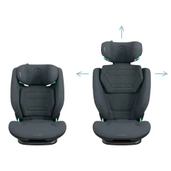 MAXI-COSI Premium RodiFix Pro² i-Size Authentic Graphite*Kinder Kindersitze Isofix|Kindersitze 15-36 Kg, Gruppe 2/3