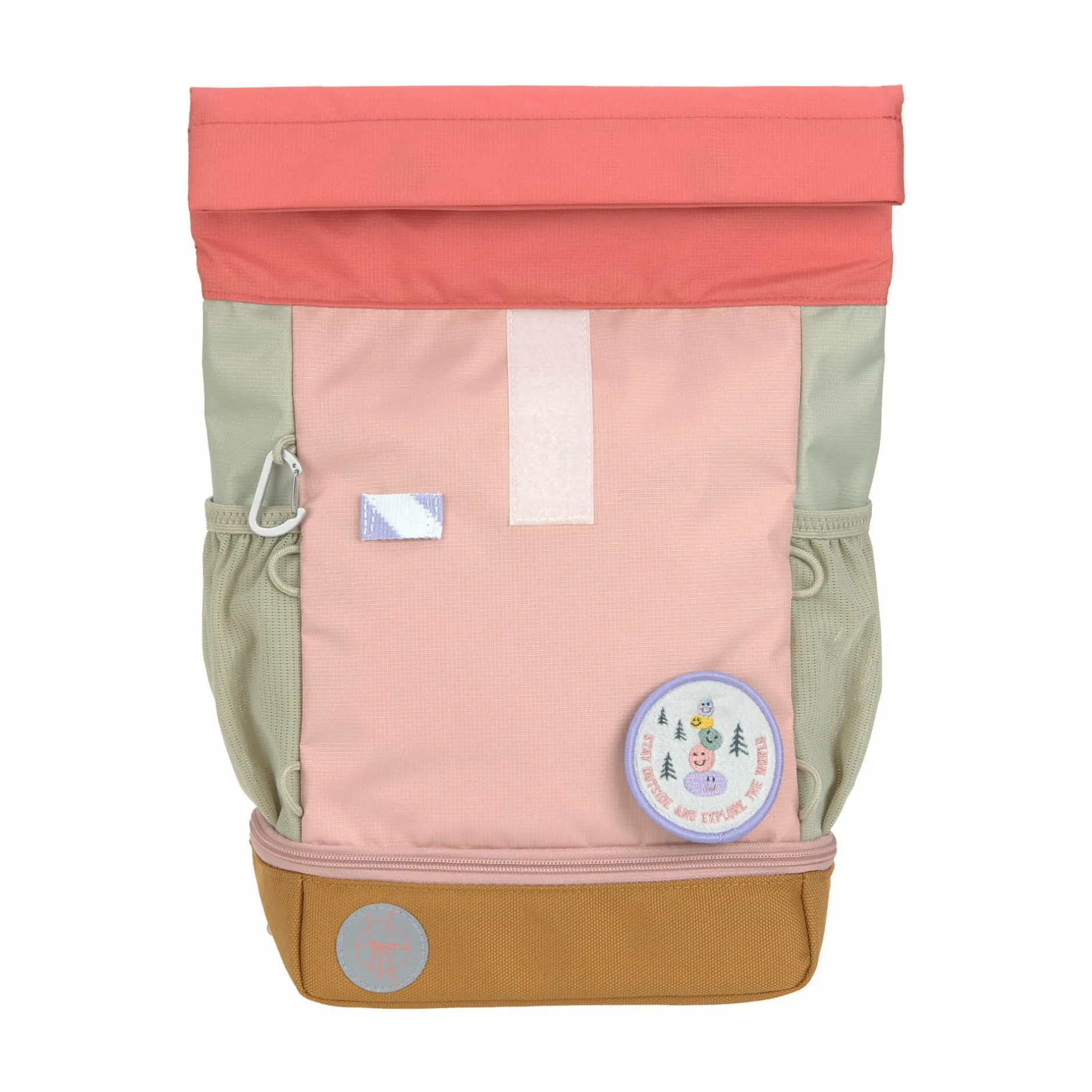 Lu00c4SSIG Rolltop-Kinderrucksack Sunny Explorer Rosa*Kinder Kinderrucksäcke