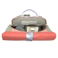 Lu00c4SSIG Rolltop-Kinderrucksack Sunny Explorer Rosa*Kinder Kinderrucksäcke