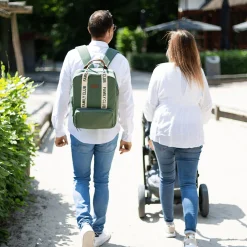 CHILDHOME Rucksack Family Club Grün* Wickelrucksäcke