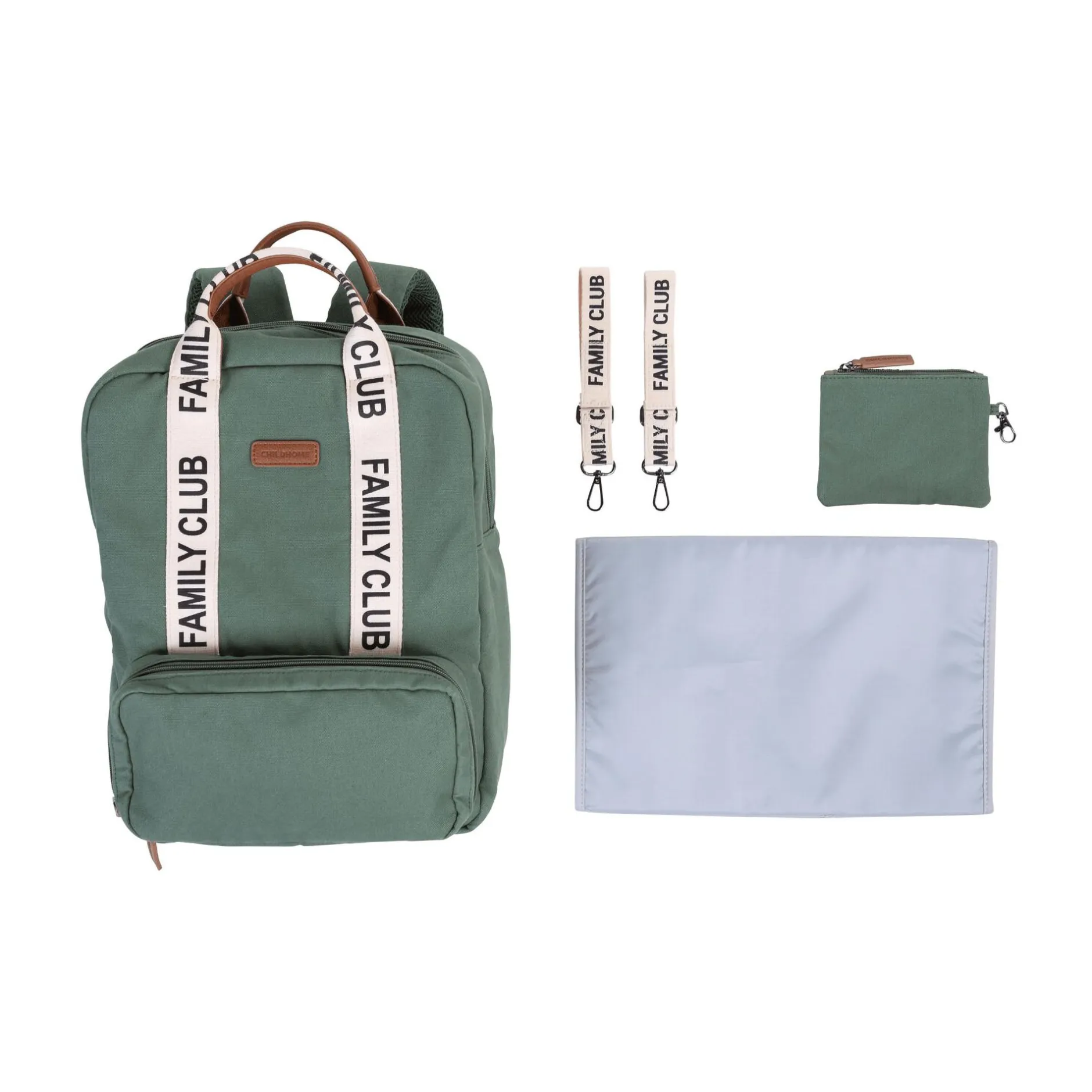 CHILDHOME Rucksack Family Club Grün* Wickelrucksäcke