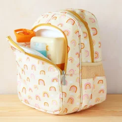Lovely Company Rucksack mit Isolierfach Regenbogen*Kinder Kinderrucksäcke