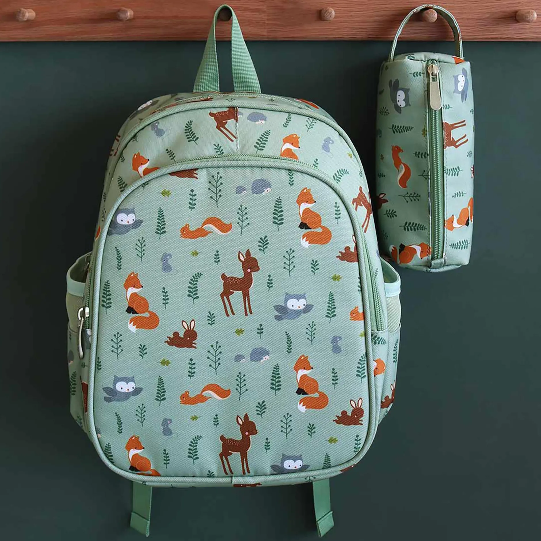 Lovely Company Rucksack mit Isolierfach Waldfreunde*Kinder Kinderrucksäcke