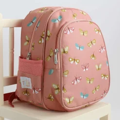 Lovely Company Rucksack mit Isolierfach Schmetterlinge*Kinder Kinderrucksäcke