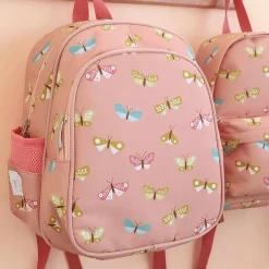 Lovely Company Rucksack mit Isolierfach Schmetterlinge*Kinder Kinderrucksäcke