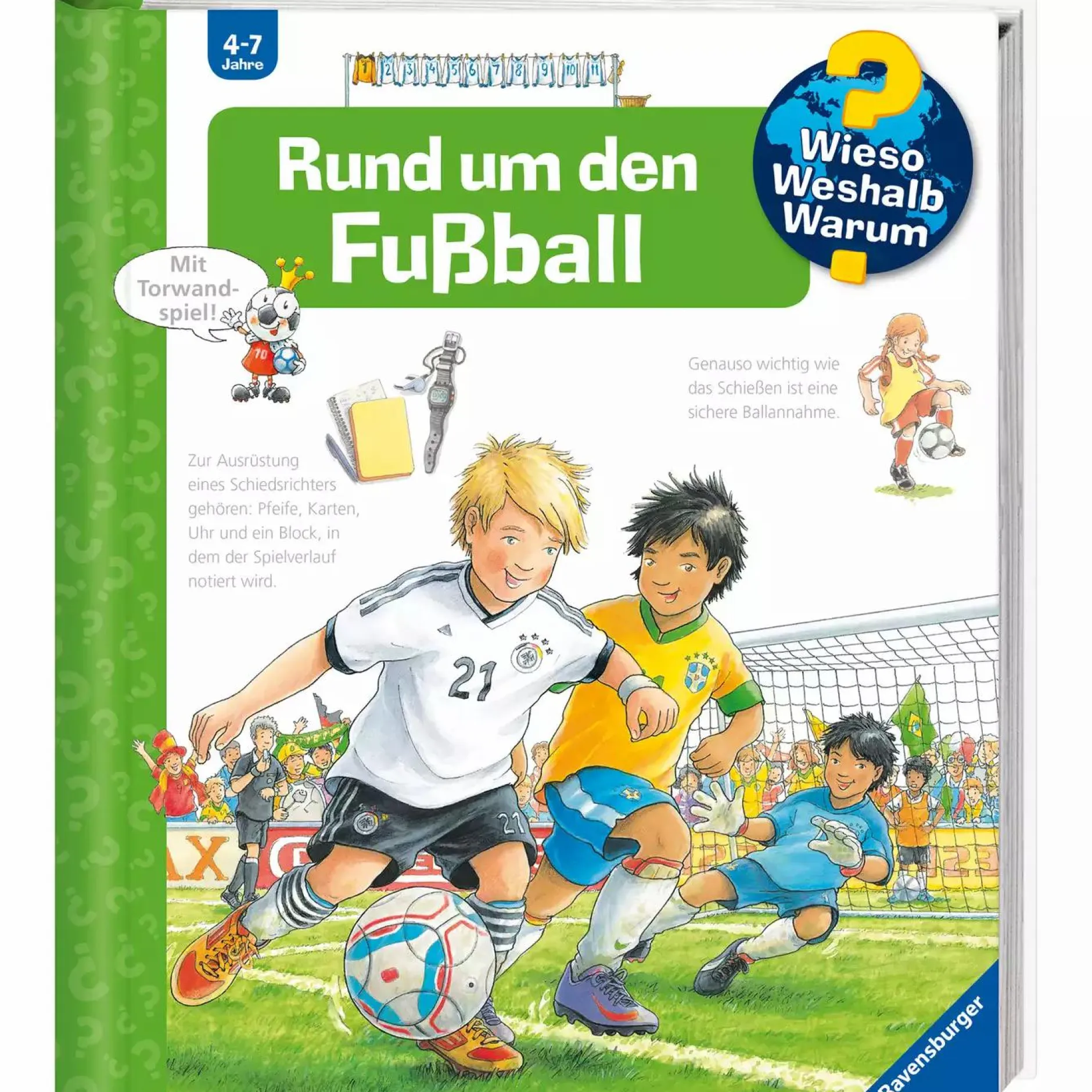 Ravensburger Rund um den Fußball*Kinder Kinderbücher|Spielzeug Ab 4 Jahren