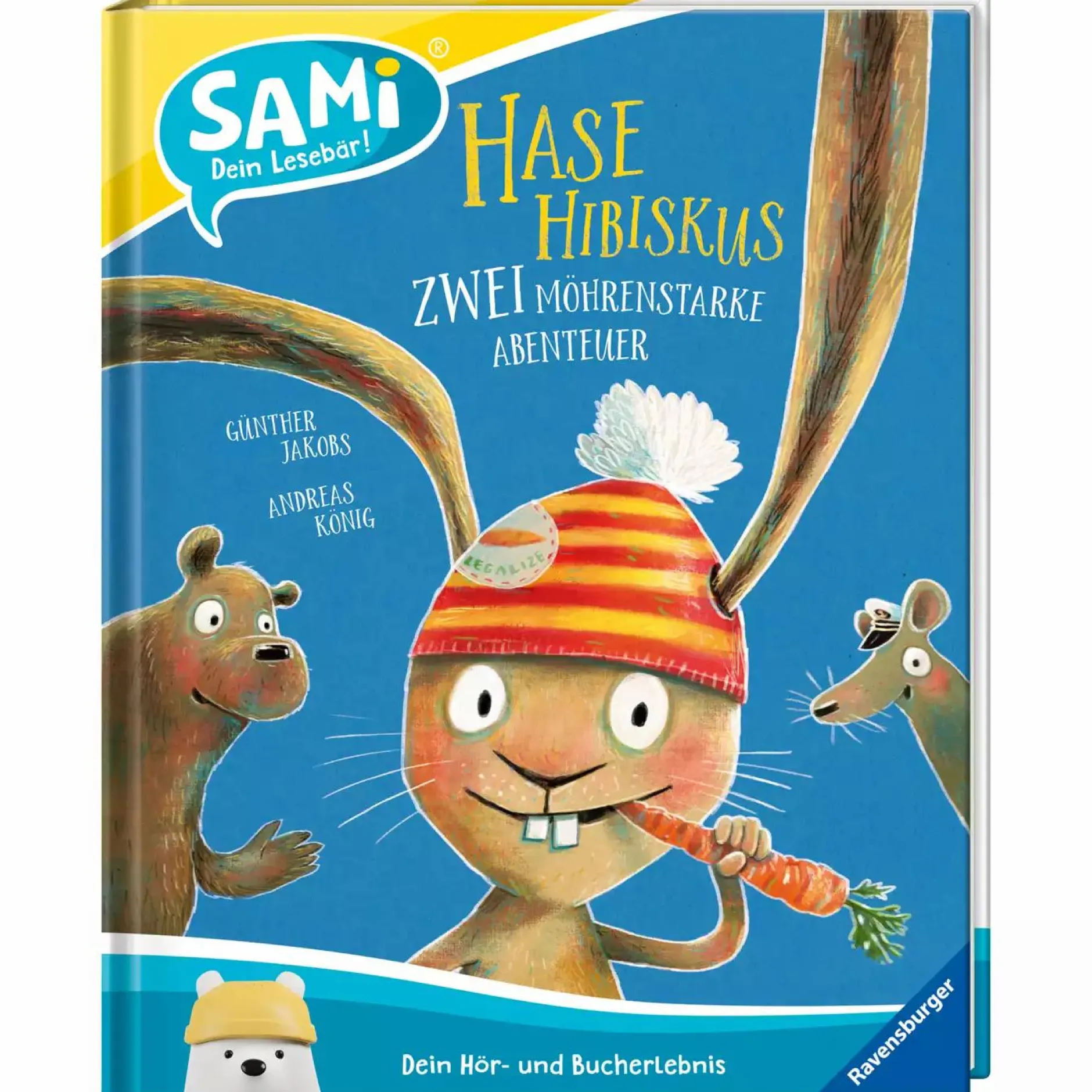 Ravensburger SAMi - Hase Hibiskus - zwei möhrenstarke Abenteuer*Kinder Kinderbücher|Spielzeug Ab 3 Jahren
