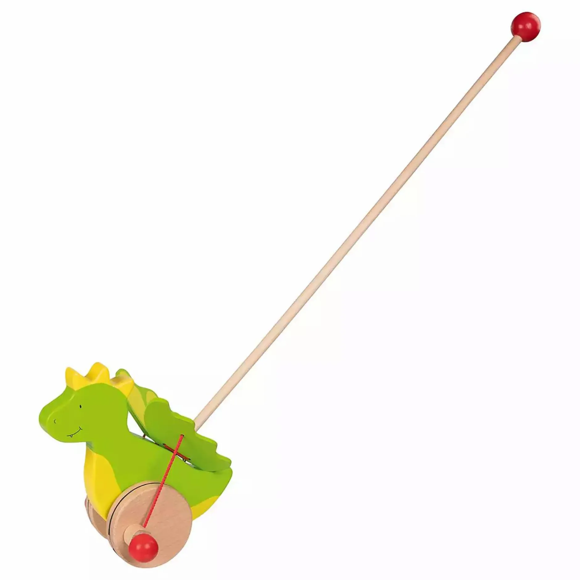 goki Schiebetier Drache Jakomo*Kinder Holzspielzeug