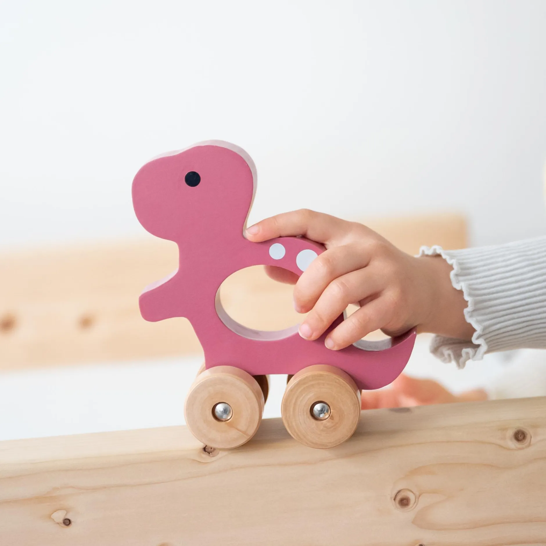 KINDSGUT Schiebetier T-Rex*Kinder Holzspielzeug