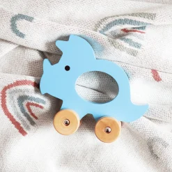 KINDSGUT Schiebetier Triceratops*Kinder Holzspielzeug