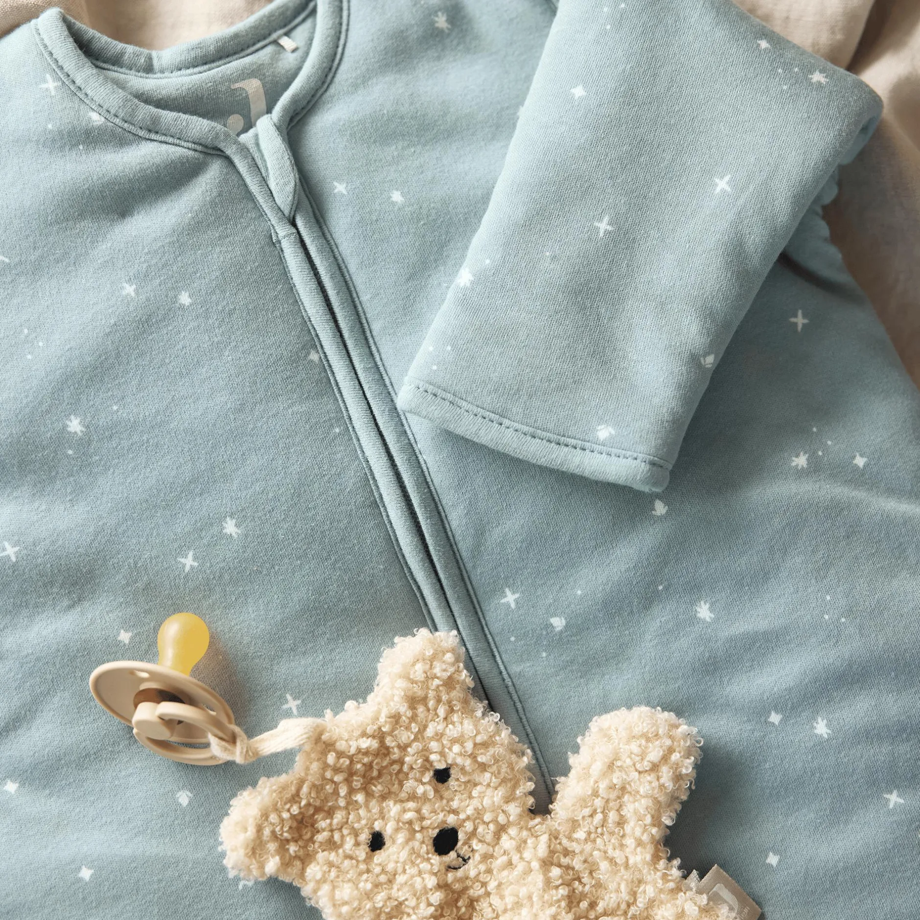 jollein Schlafsack Twinkling "Sea Green" 70 cm* Schlafsäcke|Schlafsäcke