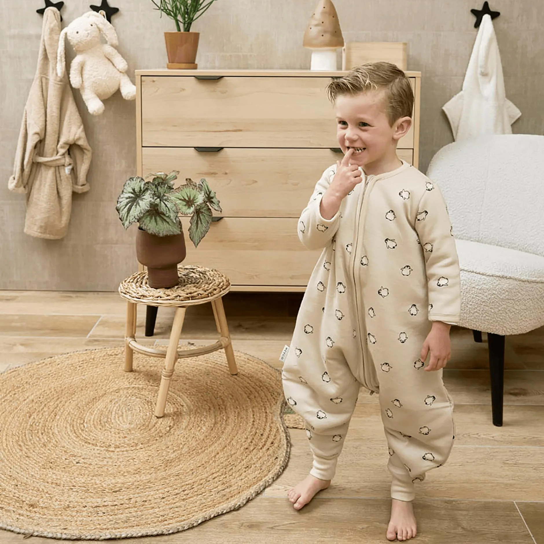MEYCO Schlafsack-Overall Jumper Pinguin 92 cm* Schlafsäcke|Schlafsäcke