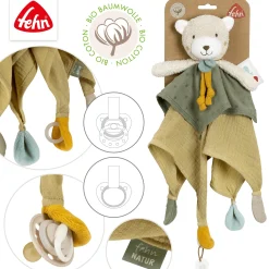 fehn Schmusetuch Bär NATUR* Schmusetücher