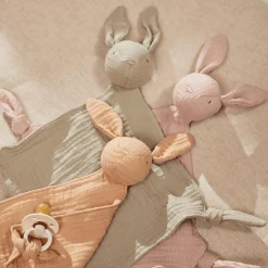 jollein Schmusetuch Bunny Ears Moonstone* Schmusetücher