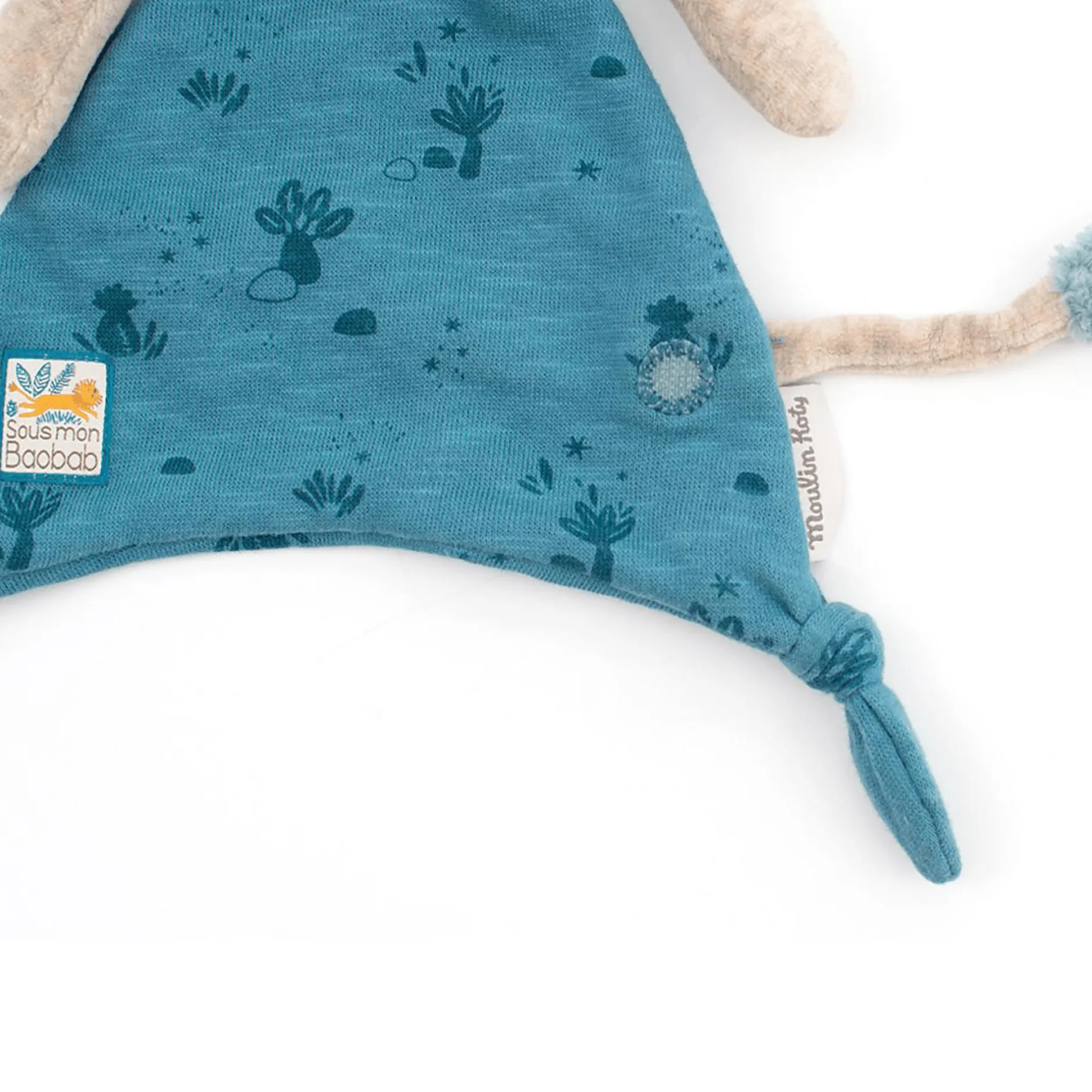 Moulin Roty Schmusetuch Elefant mit Schnullerhalter* Schmusetücher