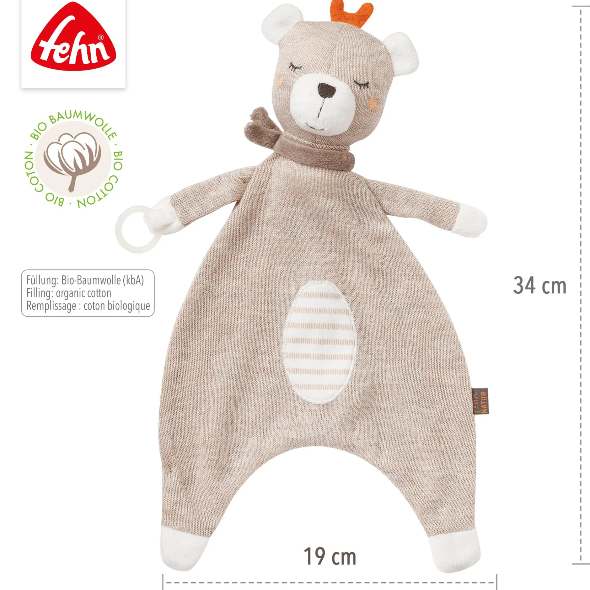 fehn Schmusetuch Teddy* Schmusetücher