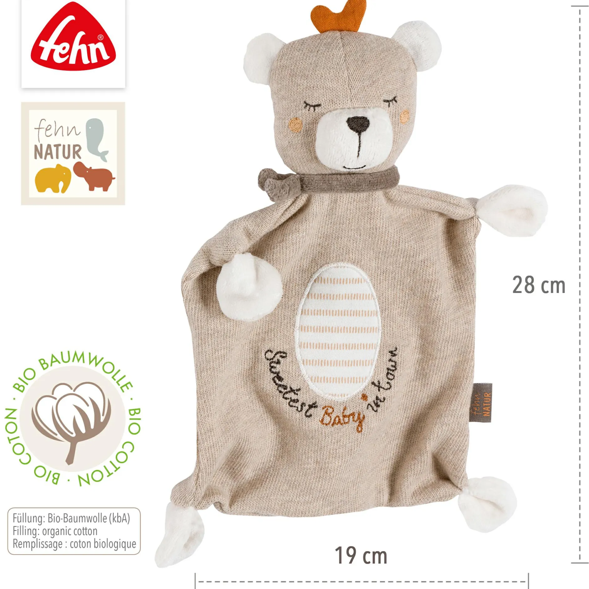 fehn Schmusetuch Teddy Baby* Schmusetücher