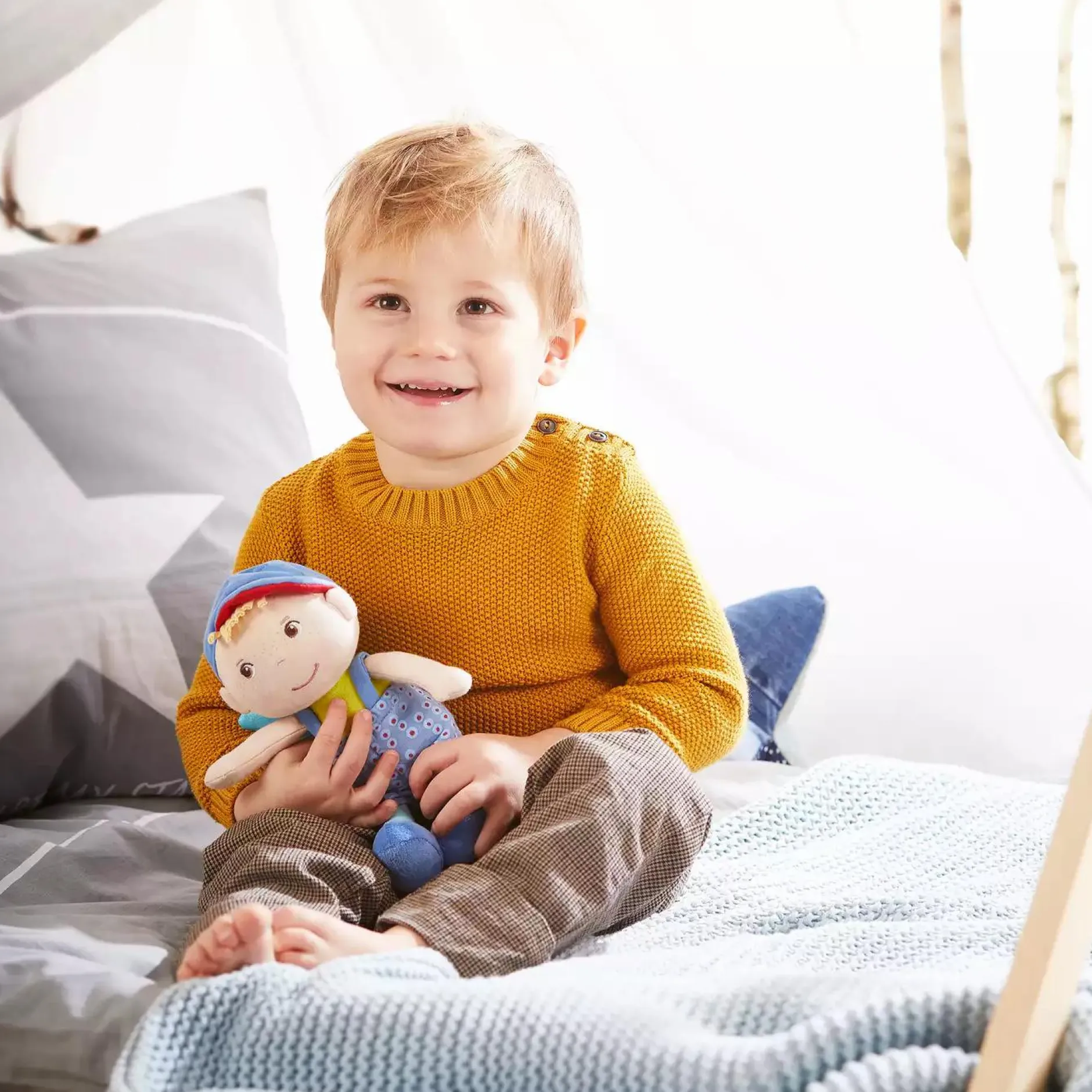 HABA Schutzengel Frido*Kinder Puppen & Puppenwagen|Rasseln & Greiflinge