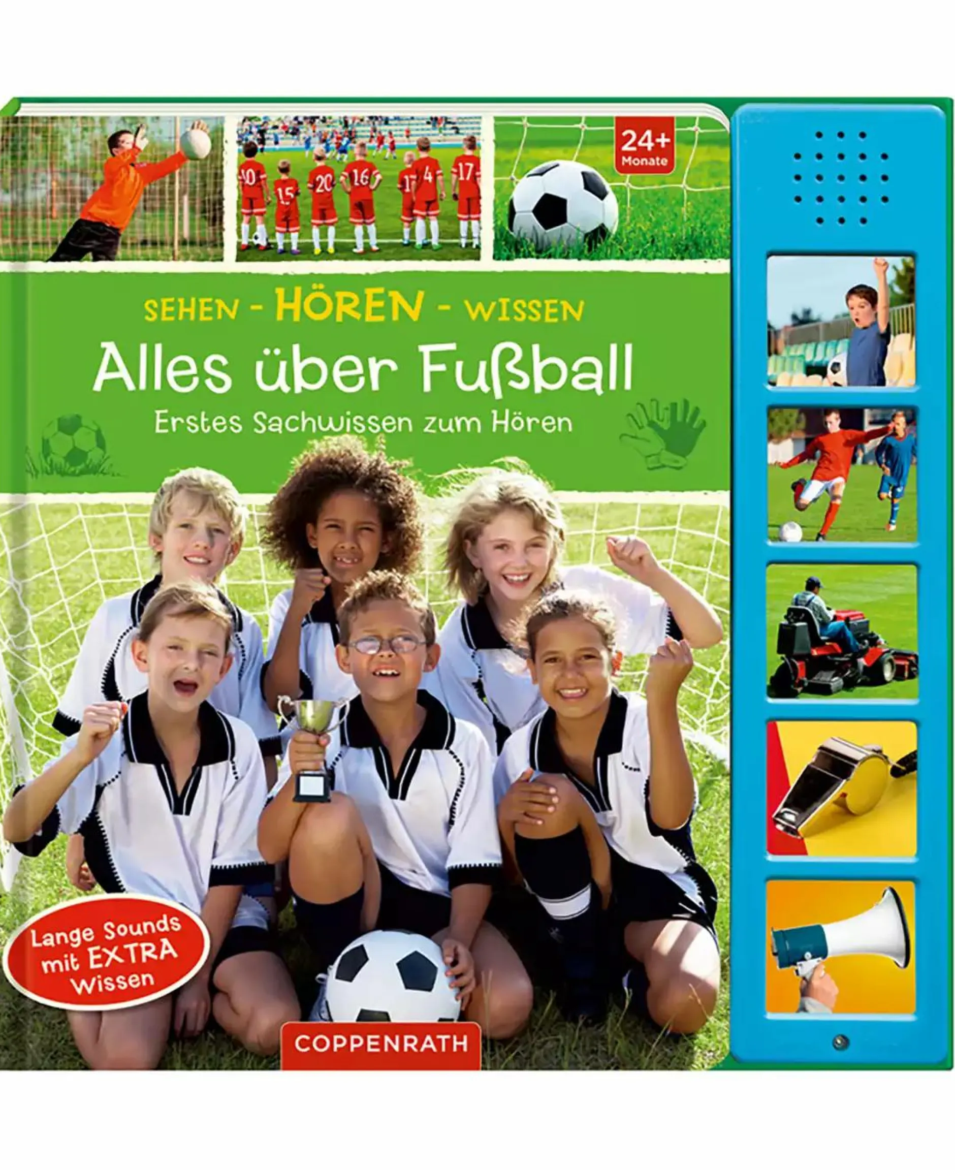 COPPENRATH Sehen-Hören-Wissen: Alles über Fußball*Kinder Kinderbücher|Spielzeug Ab 2 Jahre