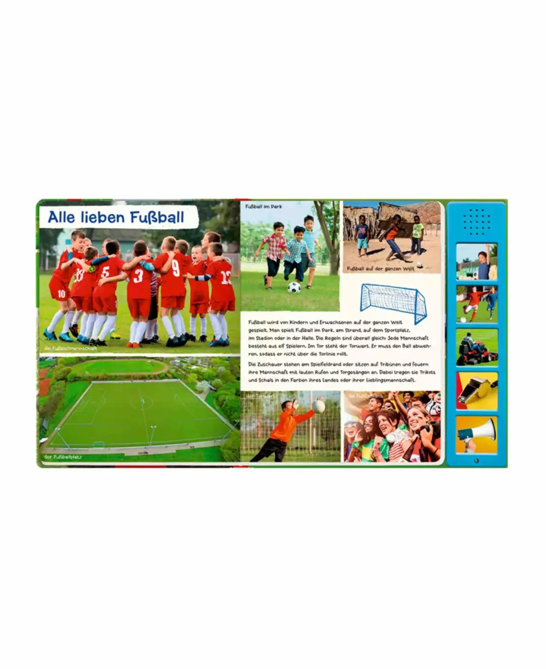 COPPENRATH Sehen-Hören-Wissen: Alles über Fußball*Kinder Kinderbücher|Spielzeug Ab 2 Jahre