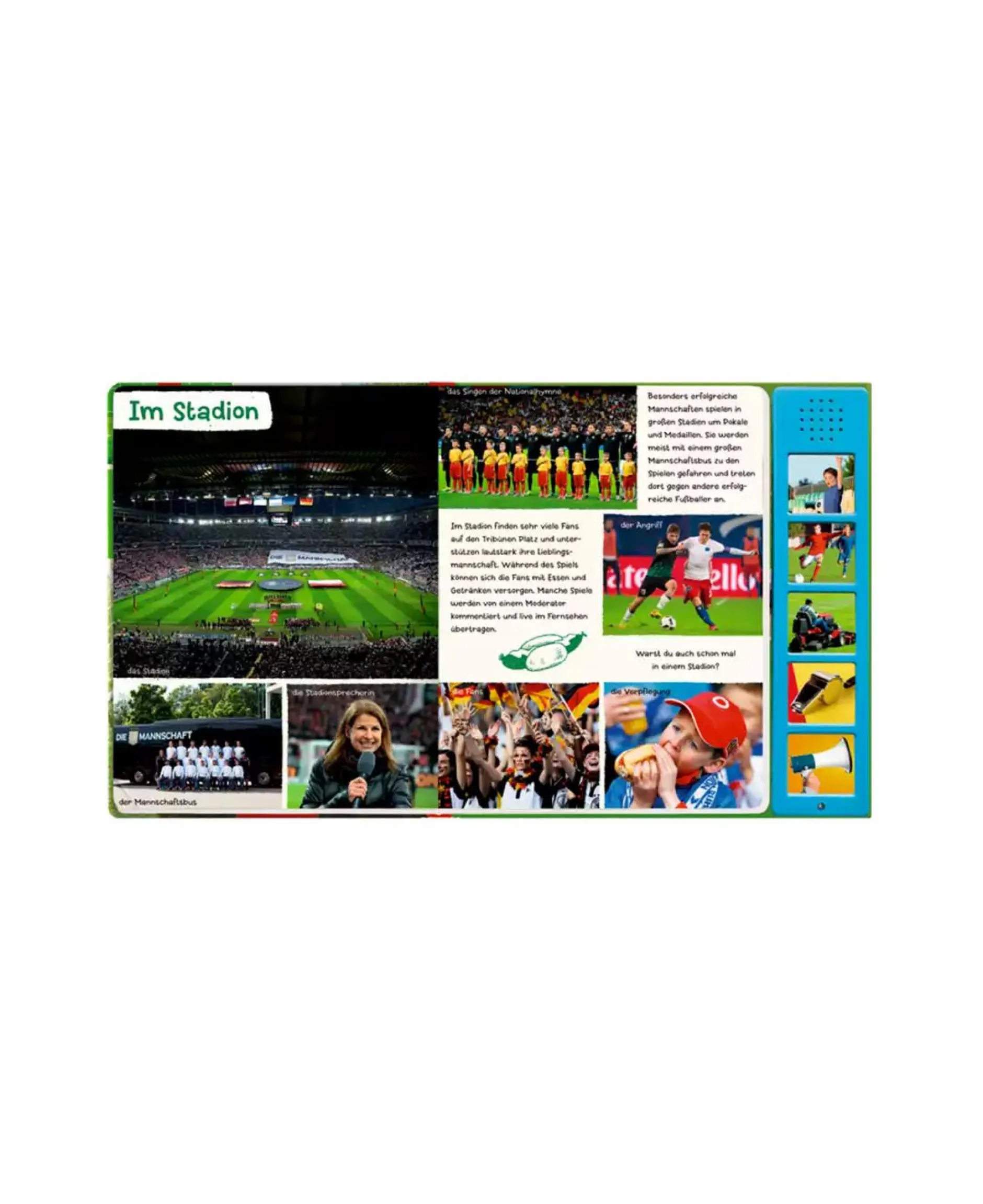 COPPENRATH Sehen-Hören-Wissen: Alles über Fußball*Kinder Kinderbücher|Spielzeug Ab 2 Jahre