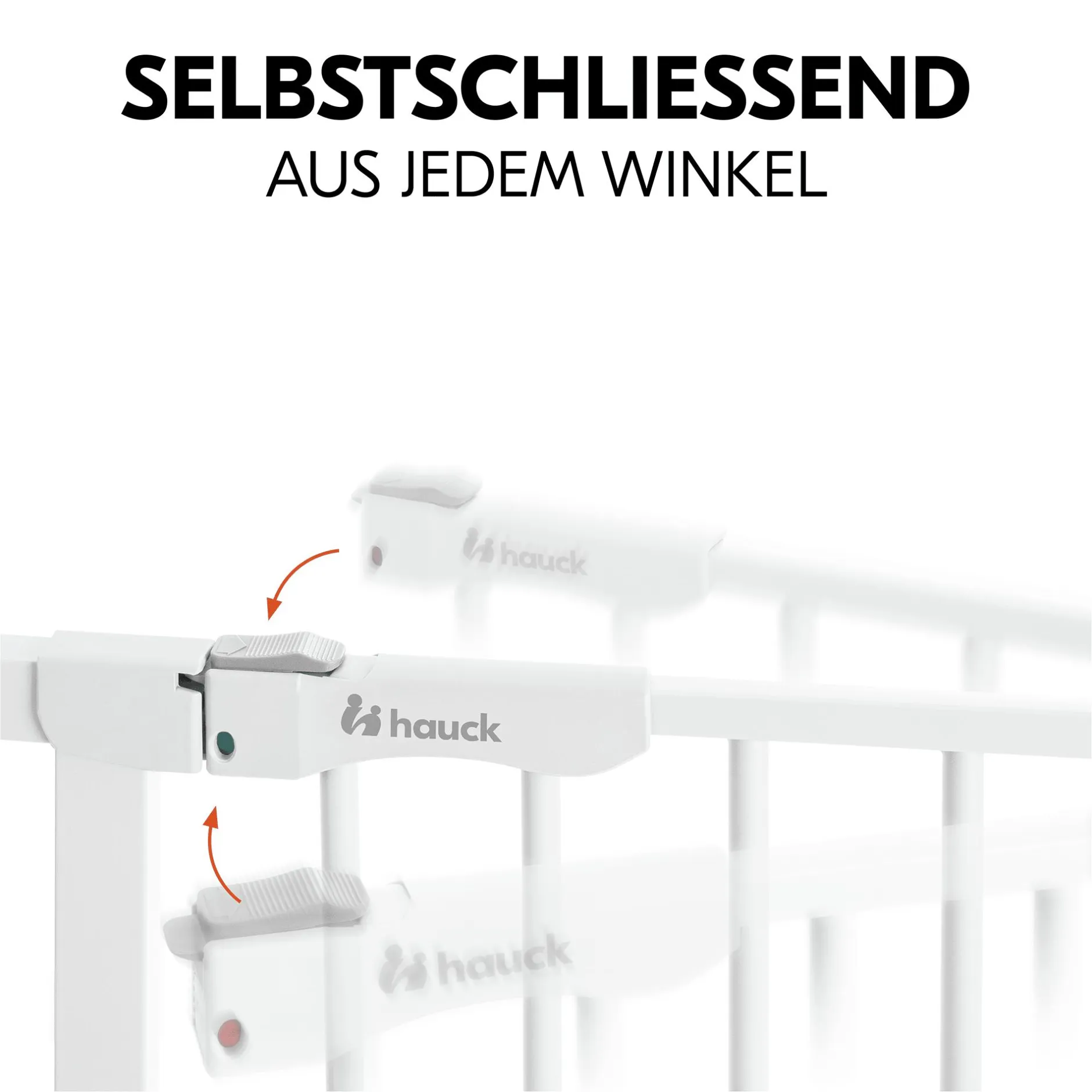 hauck Set Clear Step Autoclose 2 mit 21 cm Verlängerung White* Tür- & Treppenschutzgitter