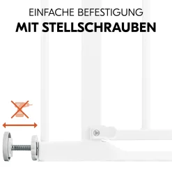 hauck Set Clear Step Autoclose 2 mit 21 cm Verlängerung White* Tür- & Treppenschutzgitter