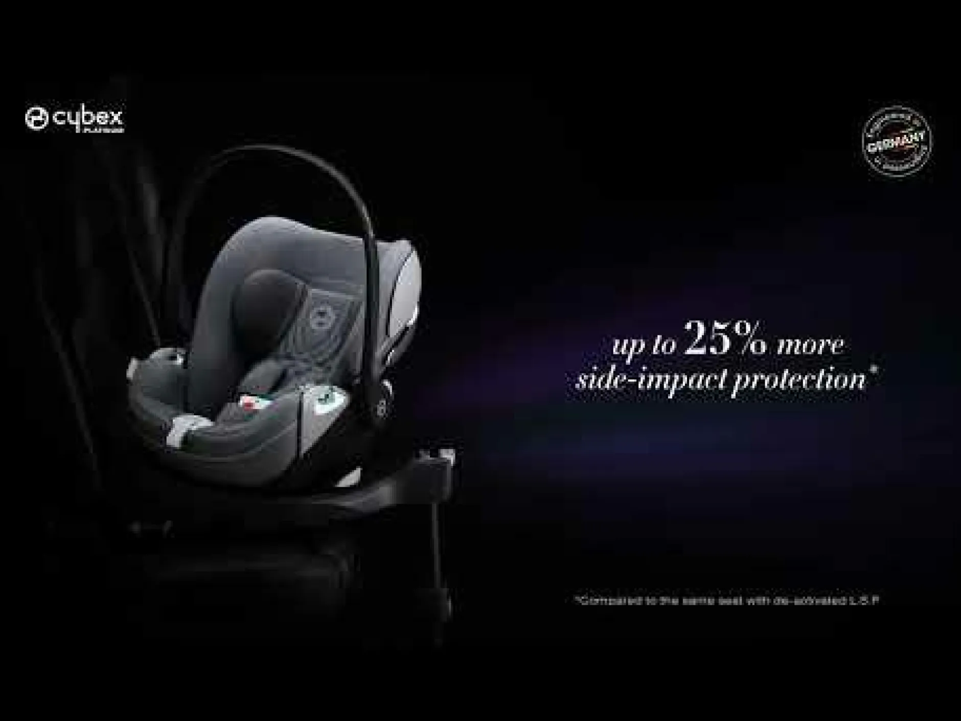 cybex PLATINUM Set Cloud T i-Size Plus Sepia Black mit Base T Black*Kinder Babyschalen 0-13 Kg, Gruppe 0+