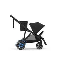 cybex PLATINUM Set e-Gazelle S Moon Black mit Wanne*Kinder Kombi-Kinderwagen