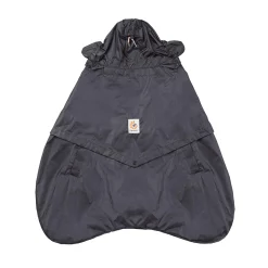 ERGObaby Set Embrace Pure Black mit Rain & Wind Carrier Cover* Babytragen