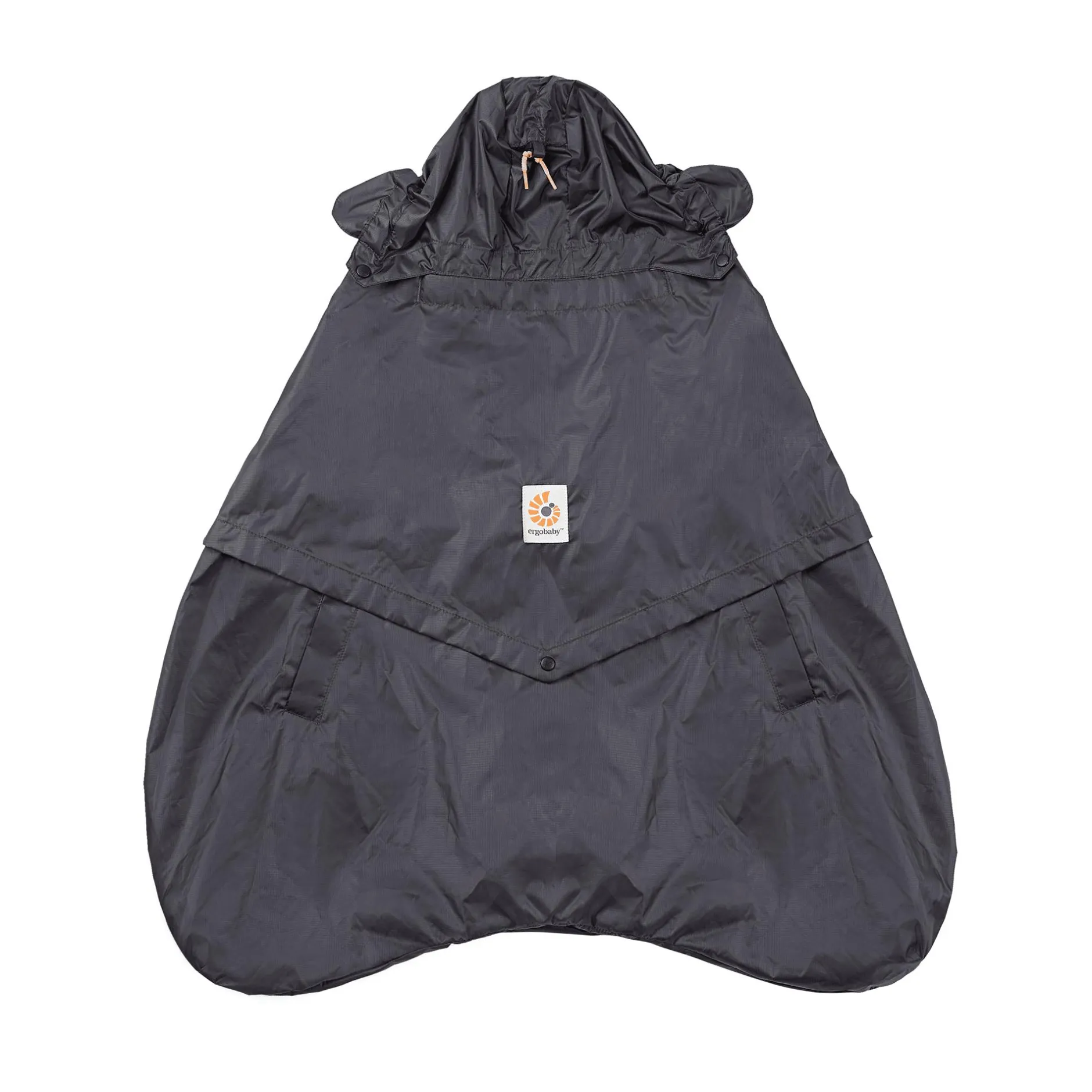 ERGObaby Set Embrace Pure Black mit Rain & Wind Carrier Cover* Babytragen