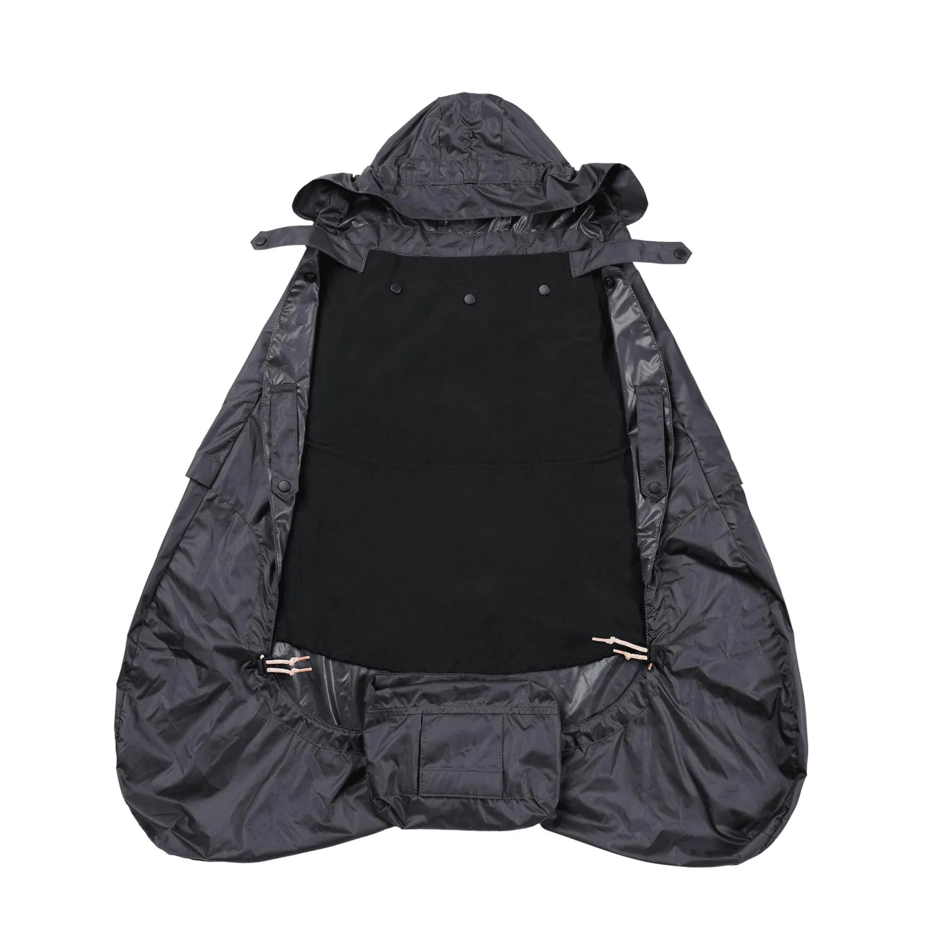 ERGObaby Set Embrace Pure Black mit Rain & Wind Carrier Cover* Babytragen