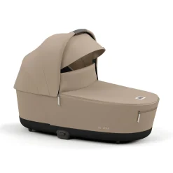 cybex PLATINUM Set e-Priam Rahmen Chrome Black mit Wanne Lux und Sitzpaket Cozy*Kinder Kinderwagen Komplettsets|Kombi-Kinderwagen