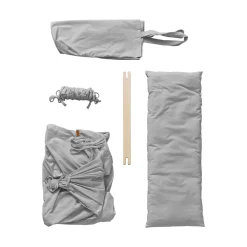 MEMBANTU Set Federwiege Basic Grey mit Ständer und Motor* Babybetten
