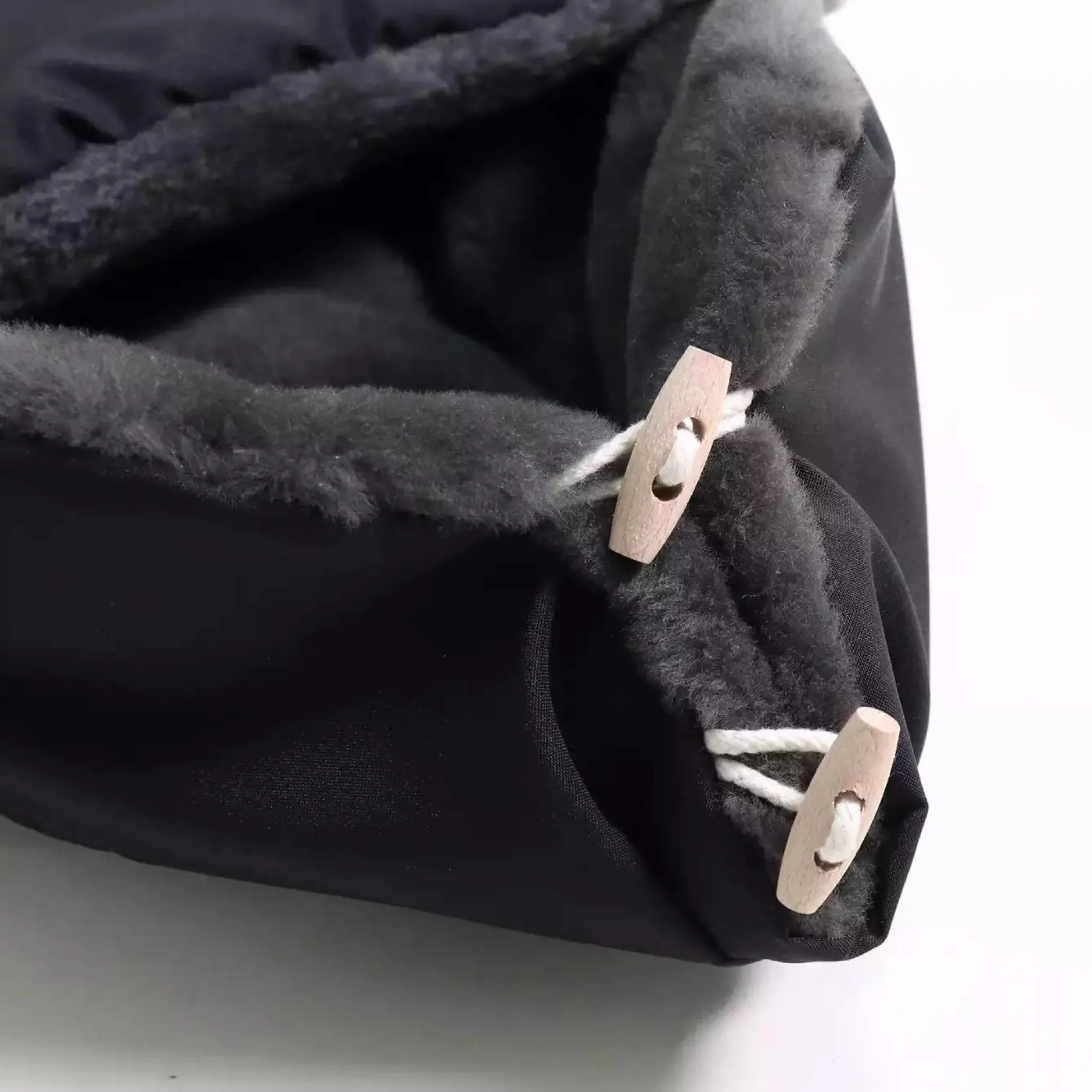 KAISER Set Fußsack und Handmuff Black*Kinder Kinderwagen Zubehör