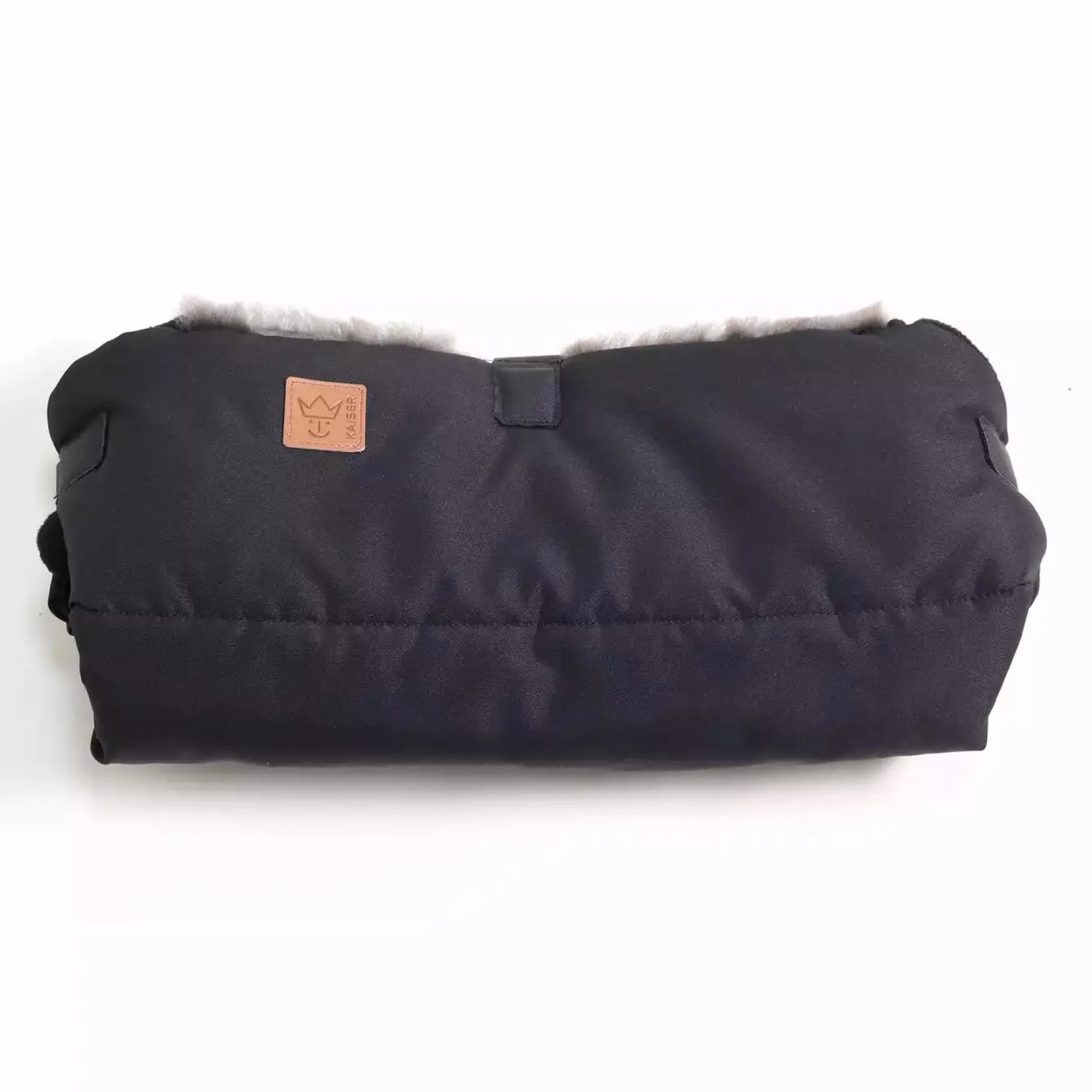 KAISER Set Fußsack und Handmuff Black*Kinder Kinderwagen Zubehör