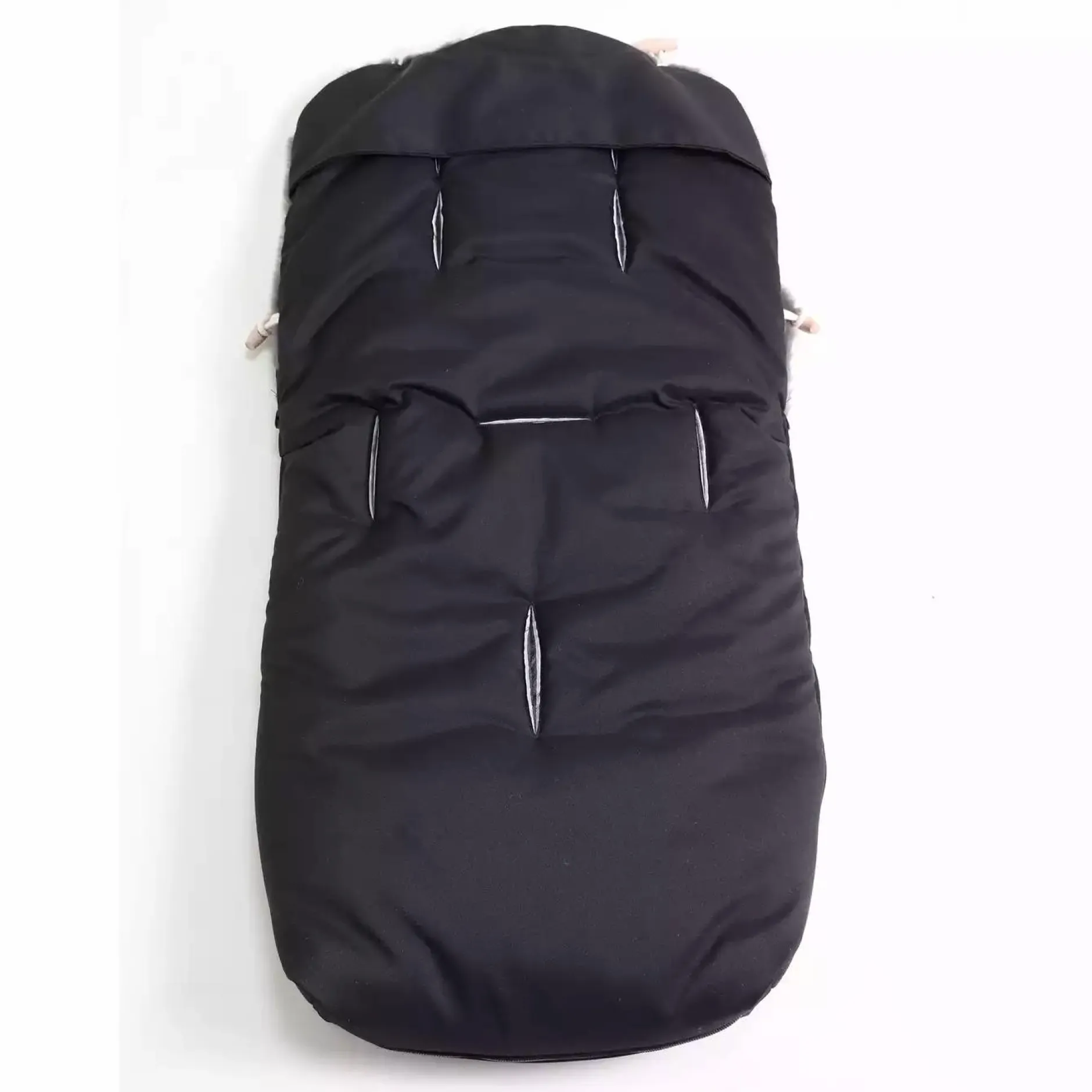 KAISER Set Fußsack und Handmuff Black*Kinder Kinderwagen Zubehör