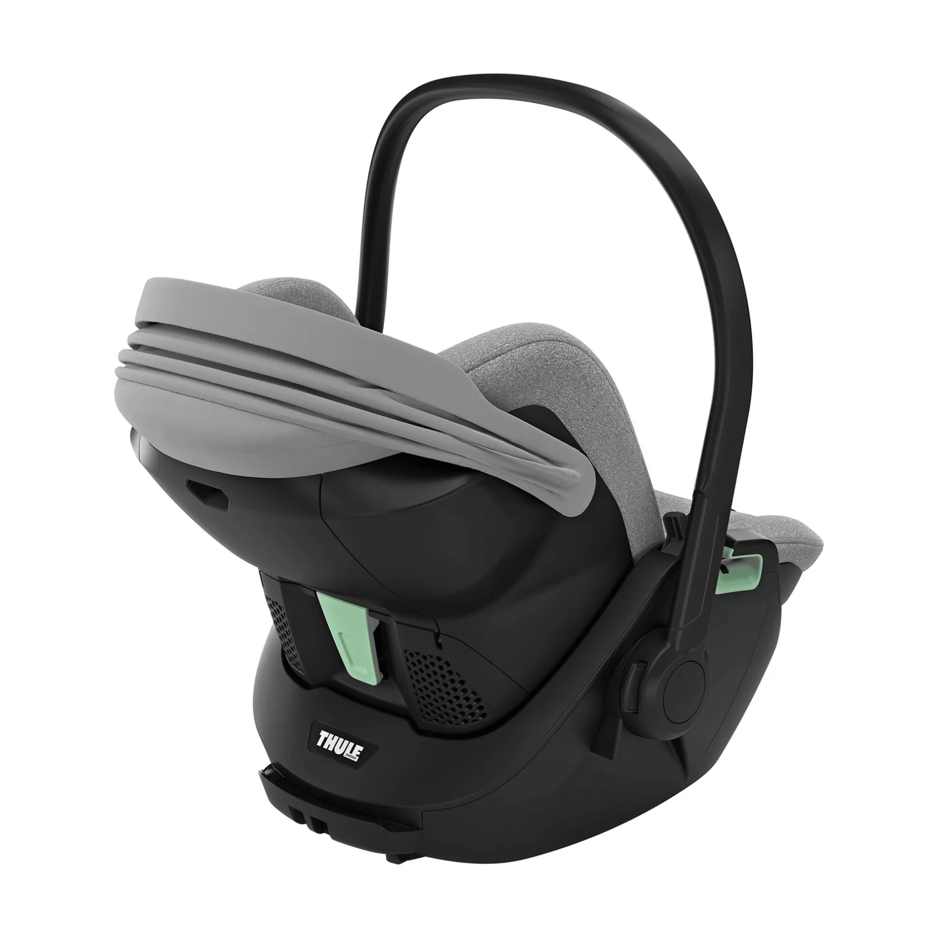 THULE Set Maple Light Grey mit Alfi Basisstation*Kinder Isofix Stationen|Babyschalen 0-13 Kg, Gruppe 0+