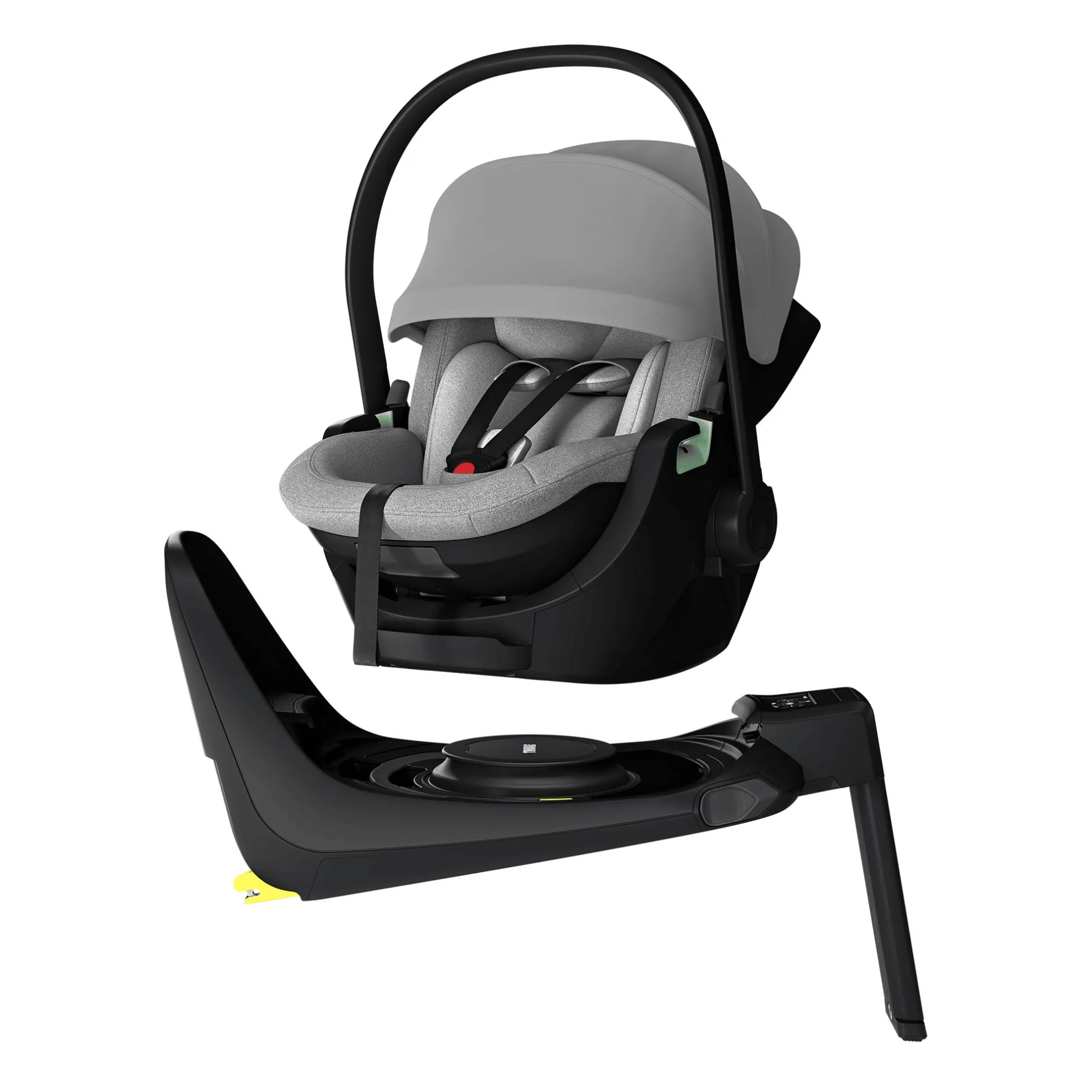THULE Set Maple Light Grey mit Alfi Basisstation*Kinder Isofix Stationen|Babyschalen 0-13 Kg, Gruppe 0+