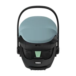 THULE Set Maple Mid Blue mit Alfi Basisstation*Kinder Isofix Stationen|Babyschalen 0-13 Kg, Gruppe 0+