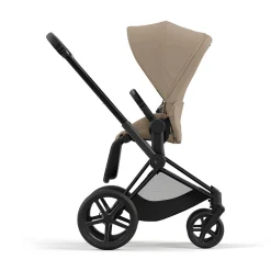 cybex PLATINUM Set Priam Rahmen Chrome Black mit Wanne Lux und Sitzpaket Cozy*Kinder Kinderwagen Zubehör|Kombi-Kinderwagen