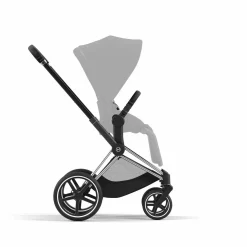 cybex PLATINUM Set Priam Rahmen Chrome Black mit Wanne Lux und Sitzpaket Cozy*Kinder Kinderwagen Zubehör|Kombi-Kinderwagen