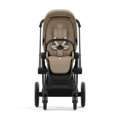 cybex PLATINUM Set Priam Rahmen Matt Black mit Wanne Lux und Sitzpaket Cozy*Kinder Kinderwagen Zubehör|Kombi-Kinderwagen